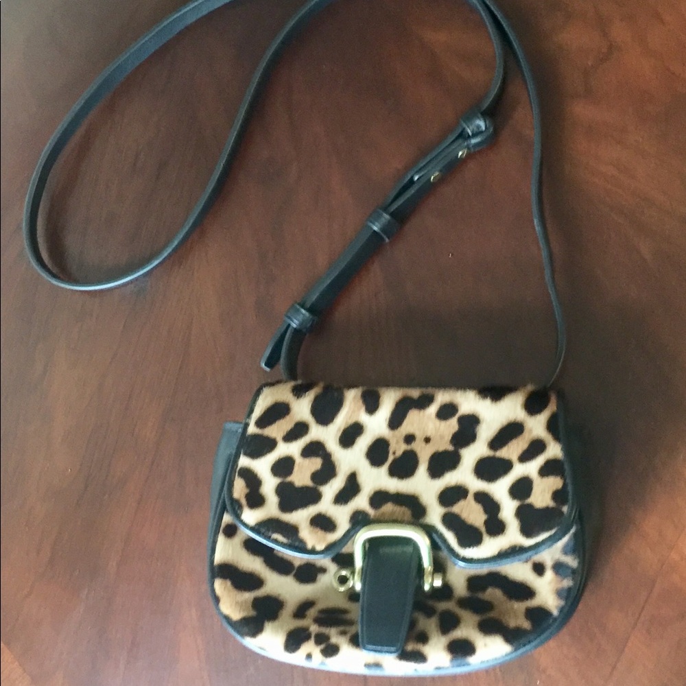 🌸J. Crew🌸 Leopard Print Crossbody Handbag Purse